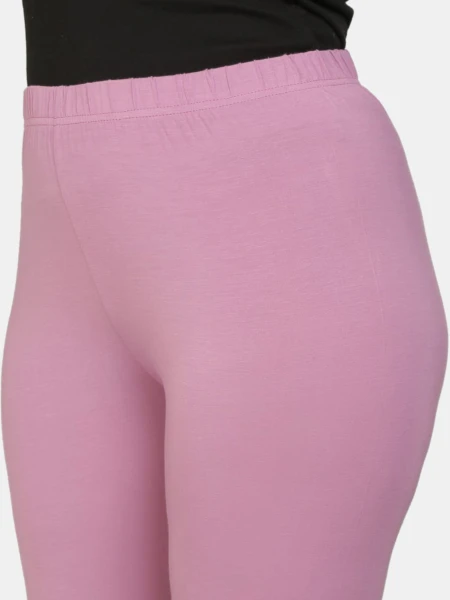 GreyP Churidar Western Wear Legging  (Dusky Lavender, Solid)