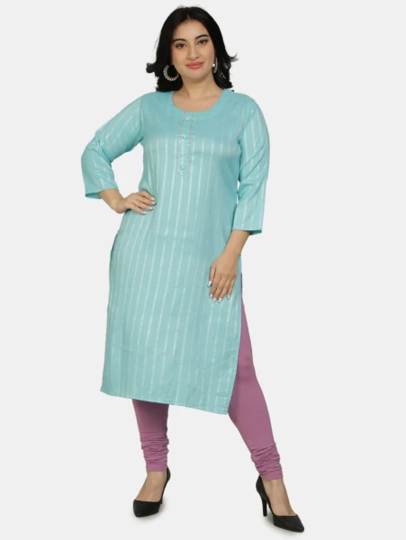 GreyP Churidar Western Wear Legging  (Dusky Lavender, Solid)