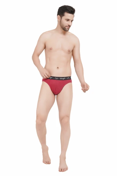 Men’s Cotton Brief Underwear | Soft & Breathable Fabric | Comfortable Fit with Support | Tag