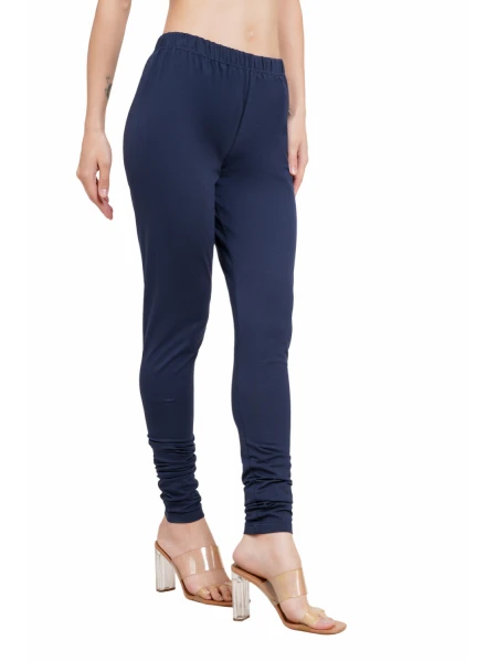 GreyP - Cotton Fabric Skinny Fit Wrinkle-Free Leggings for Women