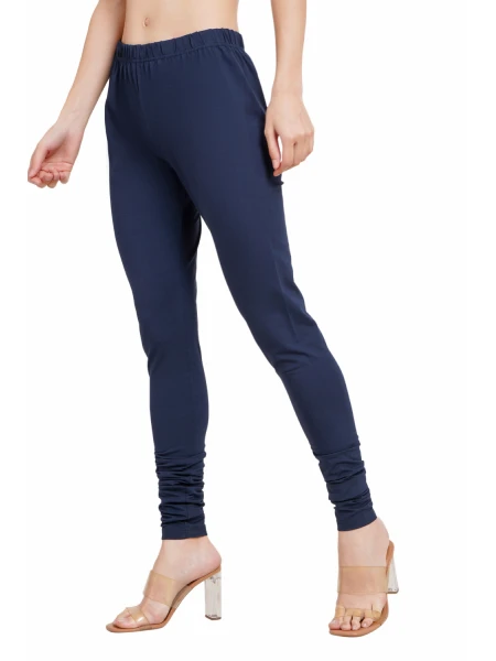 GreyP - Cotton Fabric Skinny Fit Wrinkle-Free Leggings for Women