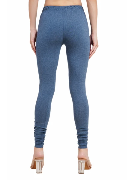 GreyP - Cotton Fabric Skinny Fit Wrinkle-Free Leggings for Women